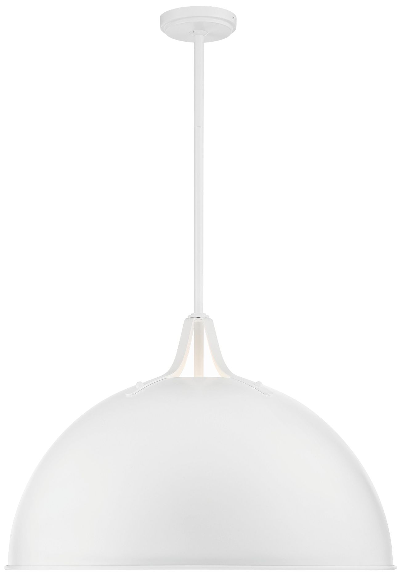 Image Soto 3 Light White Pendant