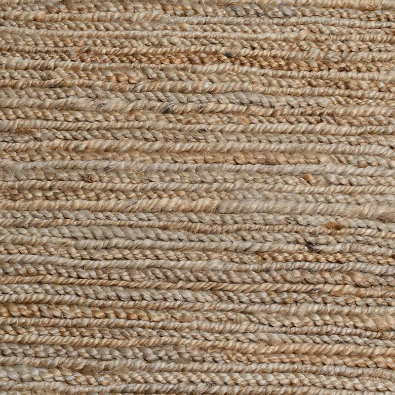 Image 4 Soumak 5&#39;x8&#39; Natural Rectangular Jute Area Rug more views