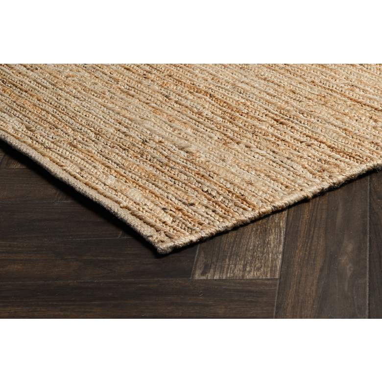 Image 5 Soumak 5&#39;x8&#39; Natural Rectangular Jute Area Rug more views