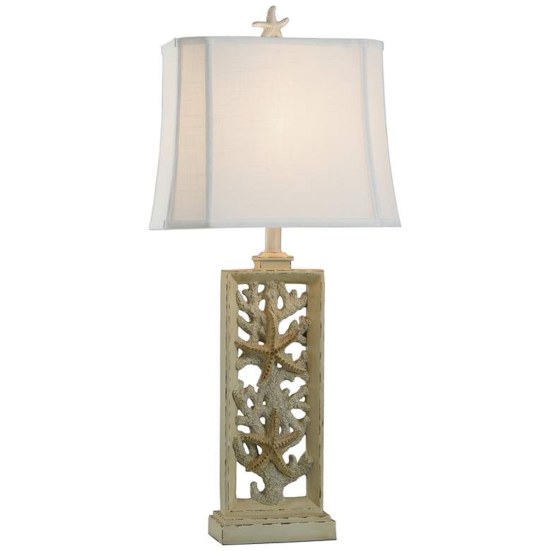 Image 7 South Cove 33in Coastal Cast Table Lamp more views