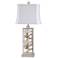 South Cove Weathered Cream Starfish Table Lamp