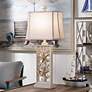 1_South Cove Weathered Cream Starfish Table Lamp