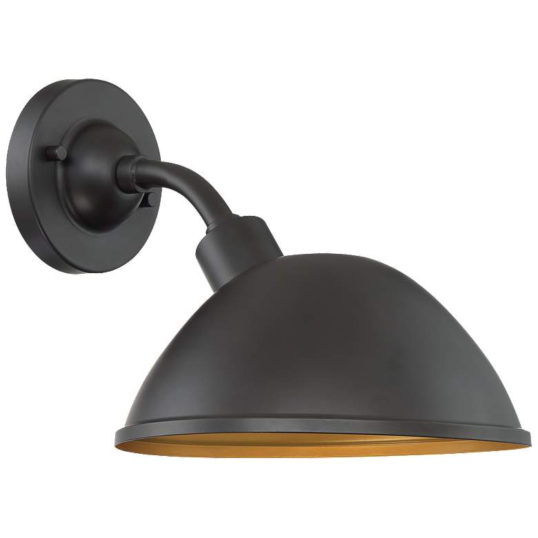 Image 1 South Street; 1 Light; Small Outdoor Wall Sconce; Dark Bronze Finish