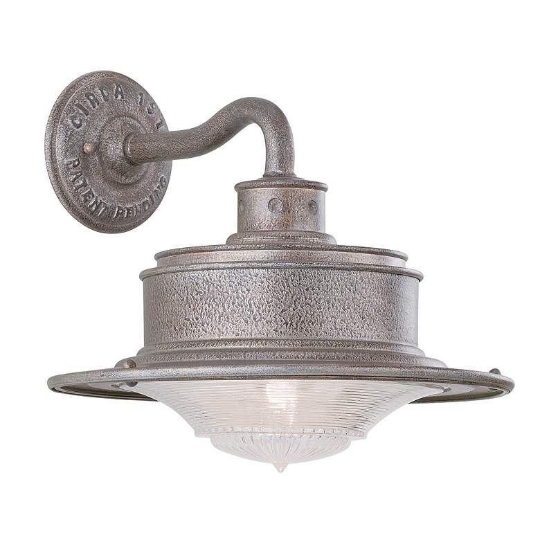 Image 1 South Street 10 1/4 inch High Outdoor Galvanized Wall Light