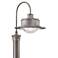 South Street 17" High Outdoor Galvanized Post Light