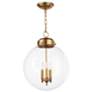Southern Living Globe Pendant (Natural Brass) 24 Height