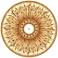 Southern Sun 24" Wide Repositionable Ceiling Medallion