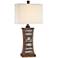 Southhold Faux Wood Table Lamp by Regency Hill
