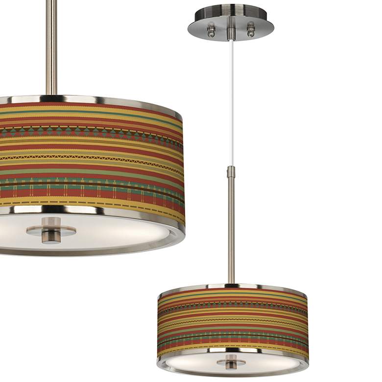 Image 1 Southwest Desert Giclee Glow 10 1/4" Wide Pendant Light