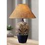 Southwest Eagle Pattern 29" High Navy Handcrafted Southwest Table Lamp