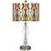 Southwest Giclee Apothecary Clear Glass Table Lamp