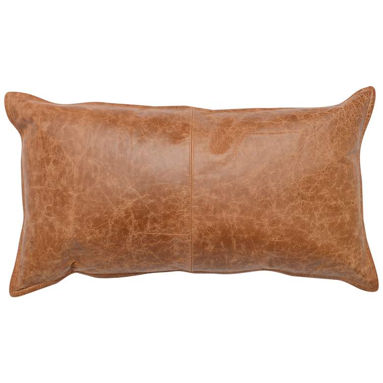 Image 2 Southwest Leather 26 inch x 14 inch Throw Pillow