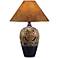 Southwest Navy Handcrafted Southwest Table Lamp