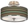 Southwest Shore Giclee Glow 14" Wide Ceiling Light