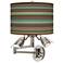 Southwest Shore Giclee Plug-In Swing Arm Wall Lamp