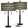 Southwest Shore Robbie Bronze USB Table Lamps Set of 2