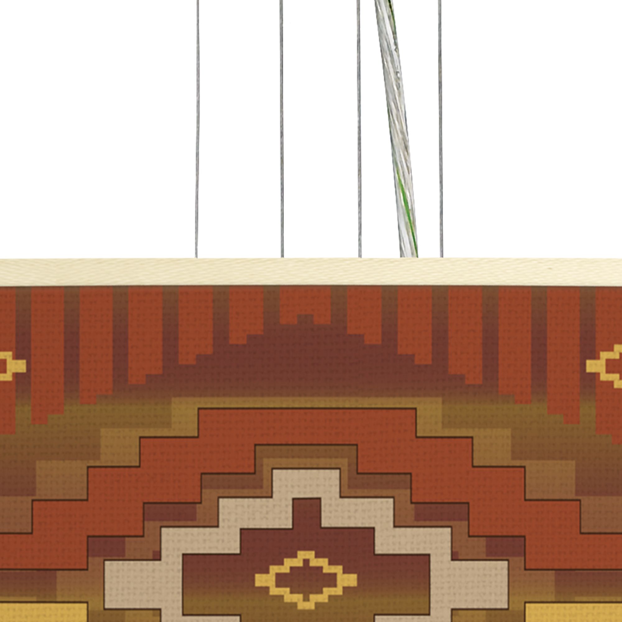 Image 2 Southwest Sienna Giclee 24" Wide 4-Light Pendant Chandelier more views