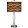 Southwest Sienna Giclee Apothecary Clear Glass Table Lamp