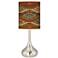 Southwest Sienna Giclee Droplet Table Lamp