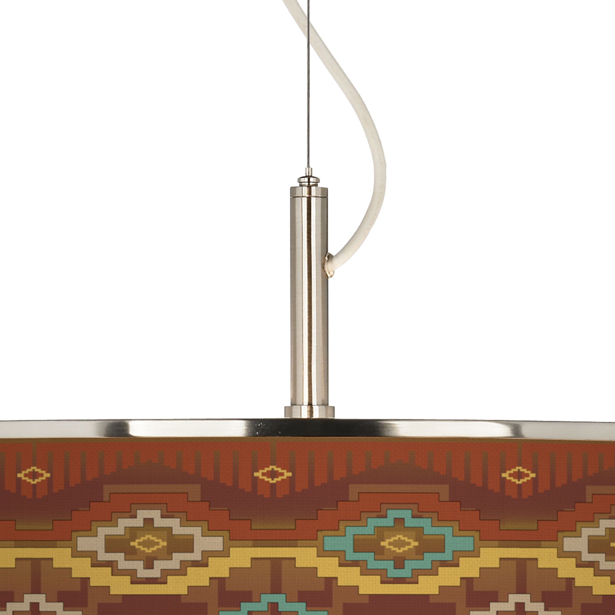 Image 2 Southwest Sienna Giclee Glow 20" Wide Pendant Light more views