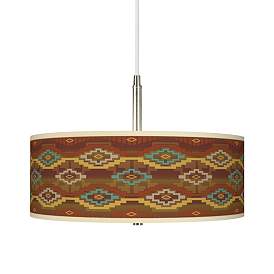 Image1 of Southwest Sienna Giclee Pendant Chandelier