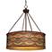 Southwest Sienna Yulie 24 3/4" Wide Bronze Pendant Light