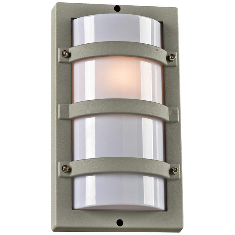 Image 1 Spa 12 1/2 inch High Silver Tall Outdoor Wall Light