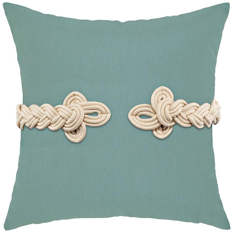 Image 1 Spa Frog's Clasp 19" Square Indoor-Outdoor Pillow