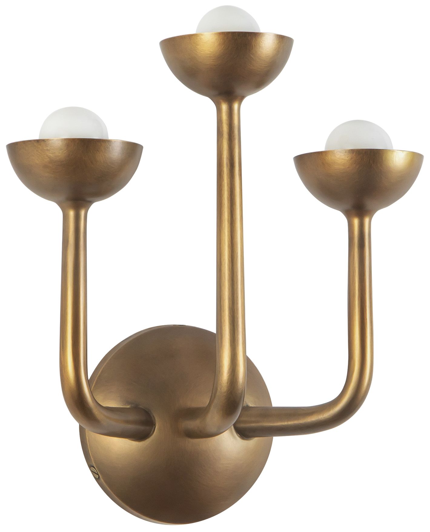 Image 3 Spade 11-in Vintage Brass dimmable LED Wall/Vanity Light more views