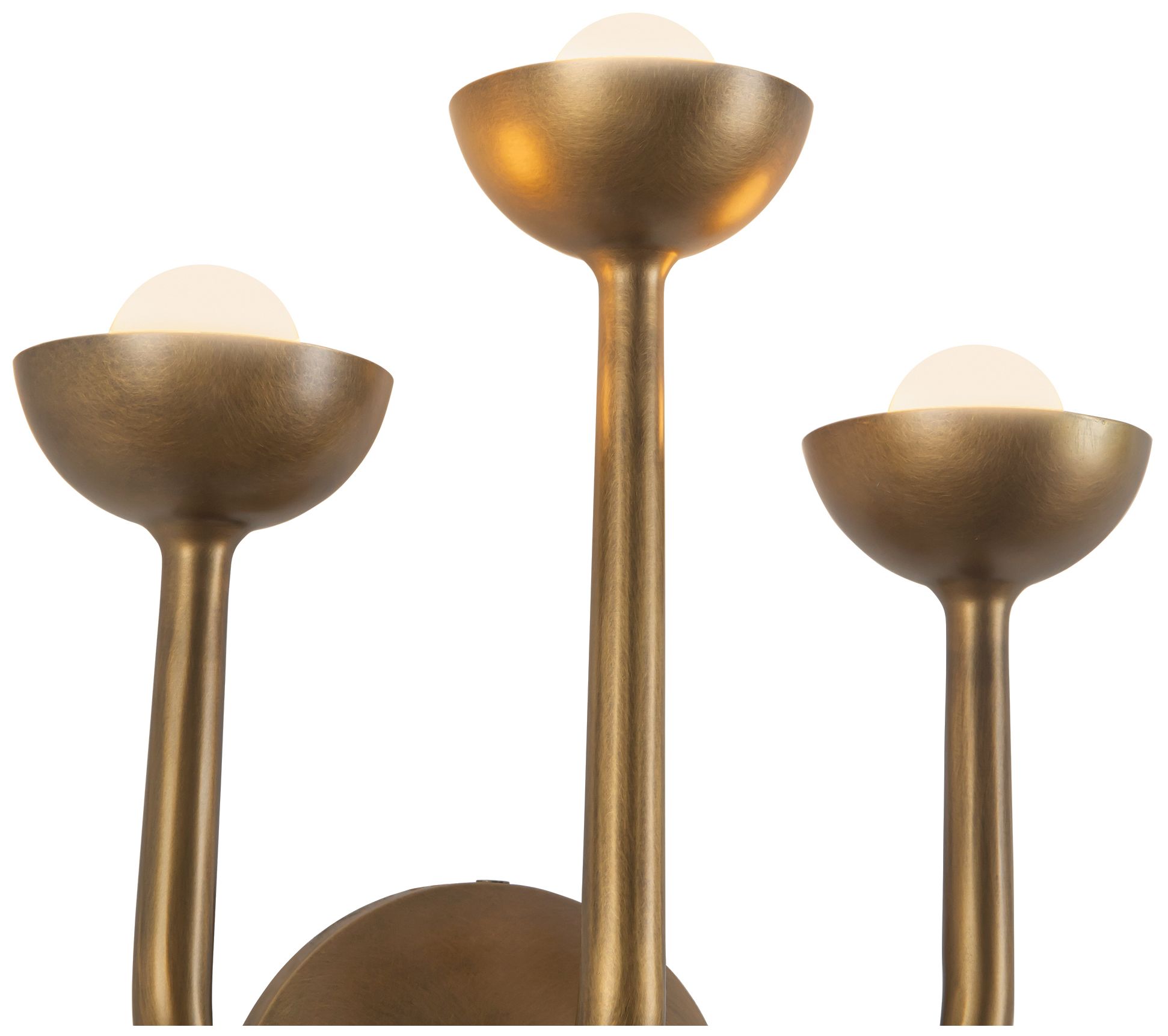 Image 4 Spade 11-in Vintage Brass dimmable LED Wall/Vanity Light more views