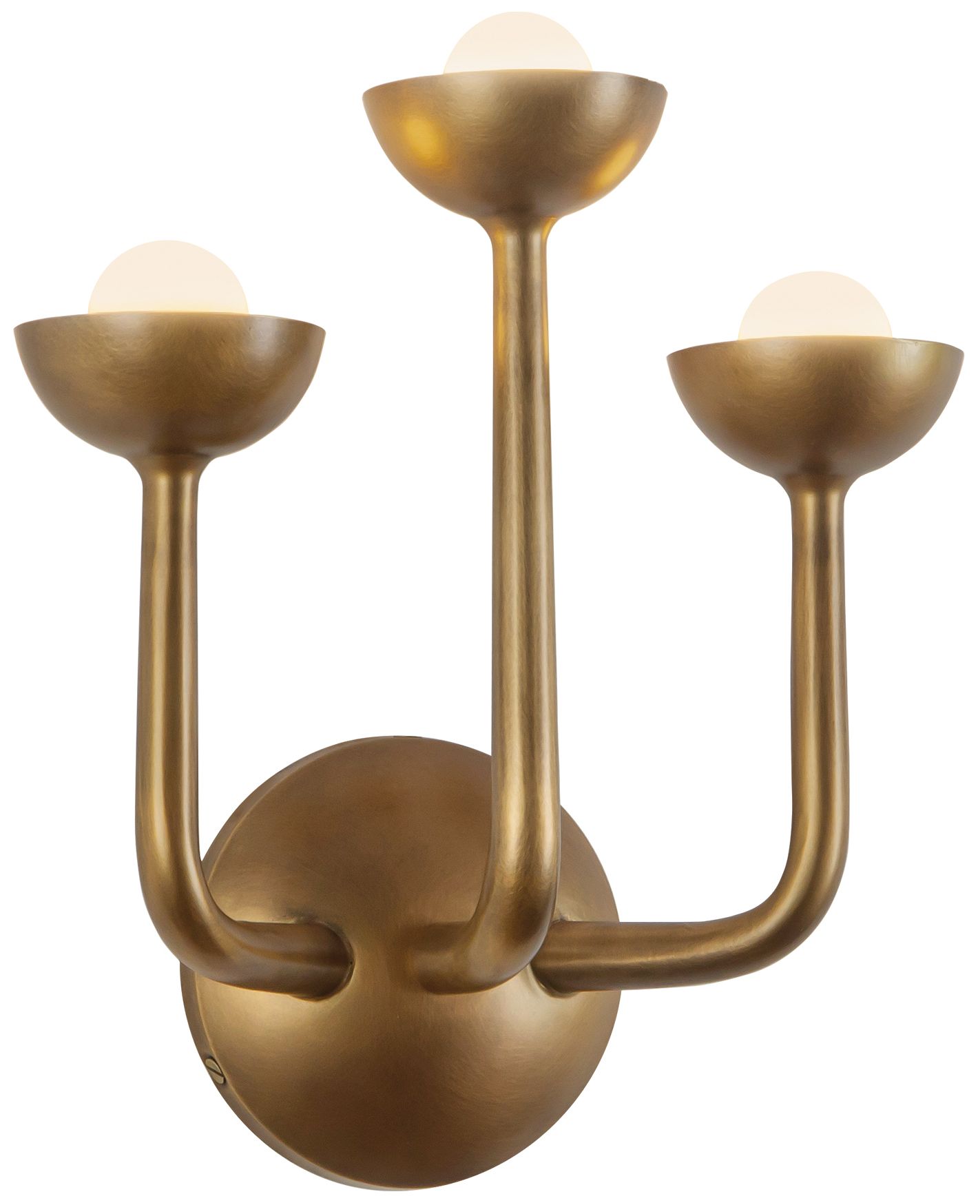Image 6 Spade 11-in Vintage Brass dimmable LED Wall/Vanity Light more views
