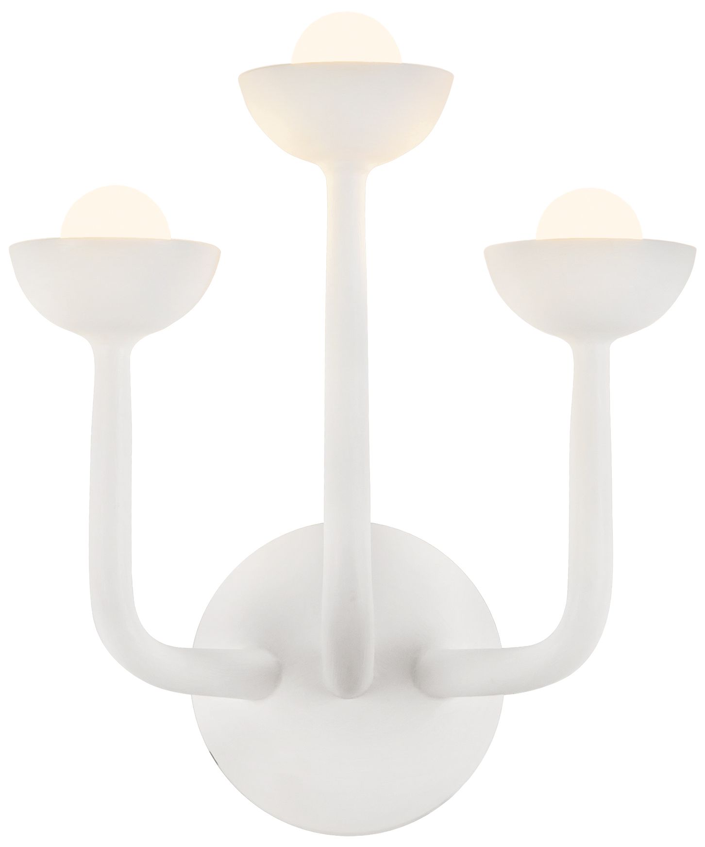 Spade 11-in White dimmable LED Wall /Vanity Light