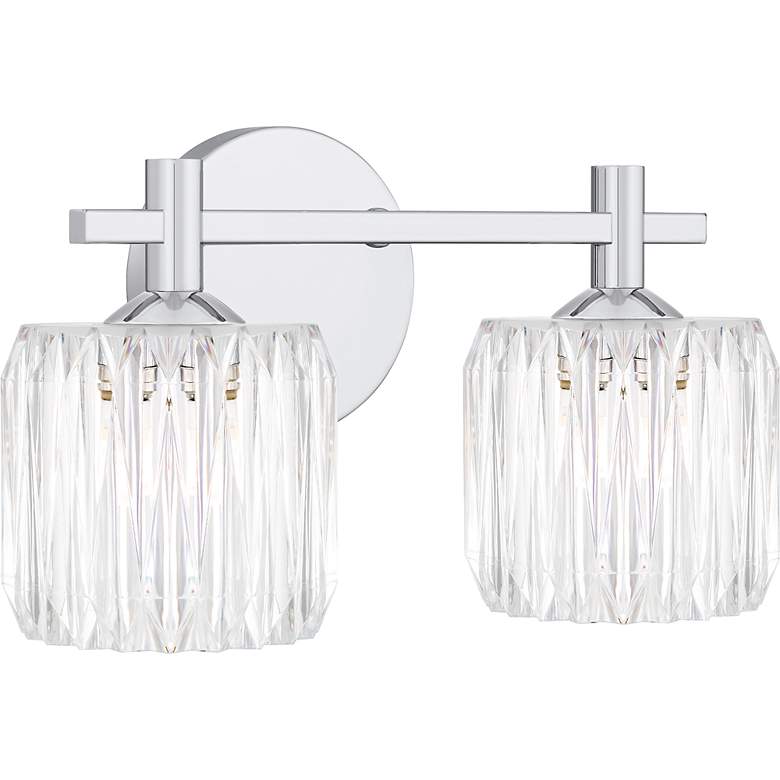 Image 3 Spade 2-Light Polished Chrome Bath Light more views