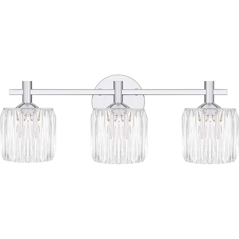 Image 2 Spade 3-Light Polished Chrome Bath Light more views