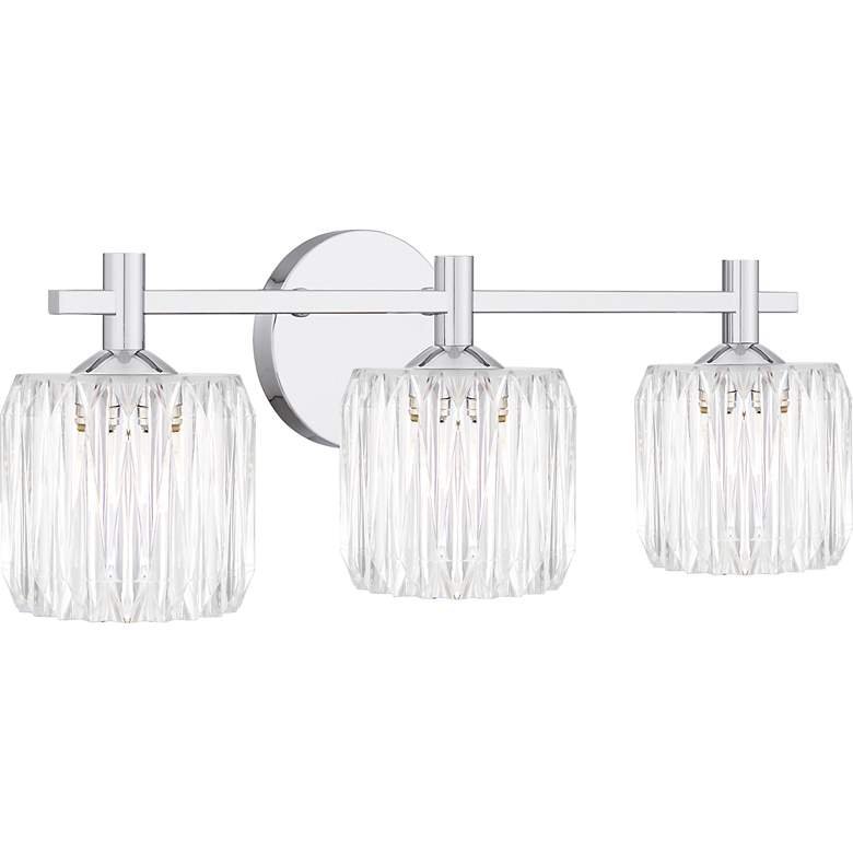 Image 3 Spade 3-Light Polished Chrome Bath Light more views
