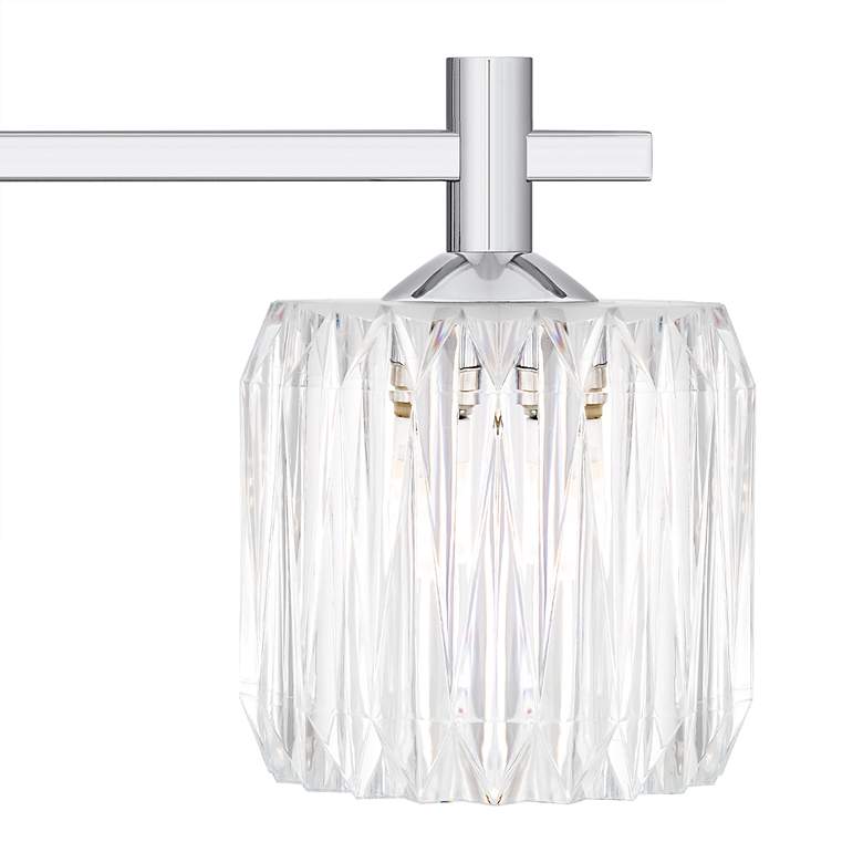 Image 5 Spade 3-Light Polished Chrome Bath Light more views