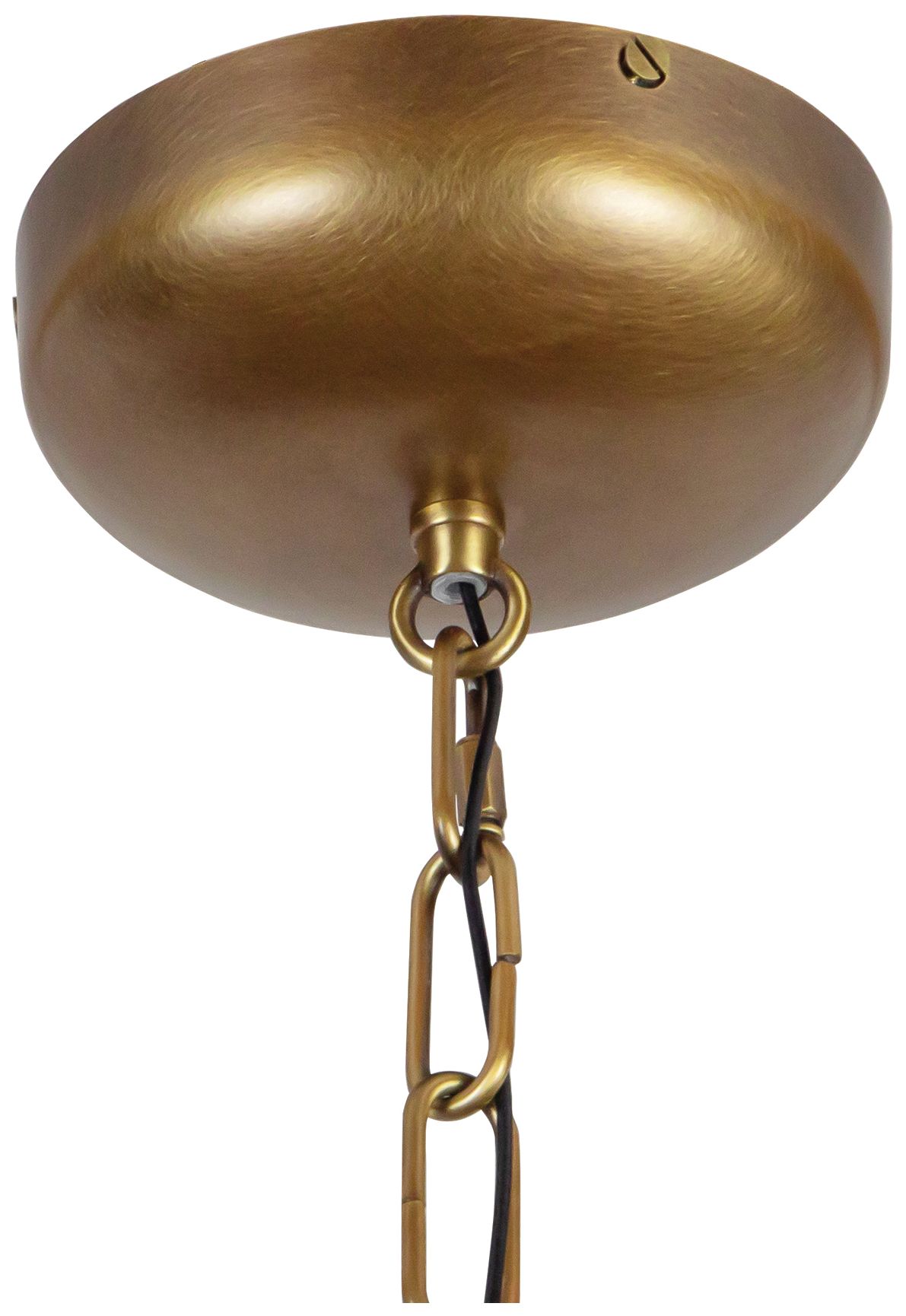 Image 5 Spade 30-in Vintage Brass dimmable LED Chandelier more views