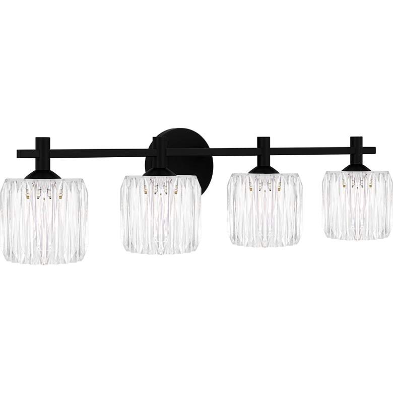 Image 3 Spade 4-Light Matte Black Bath Light more views