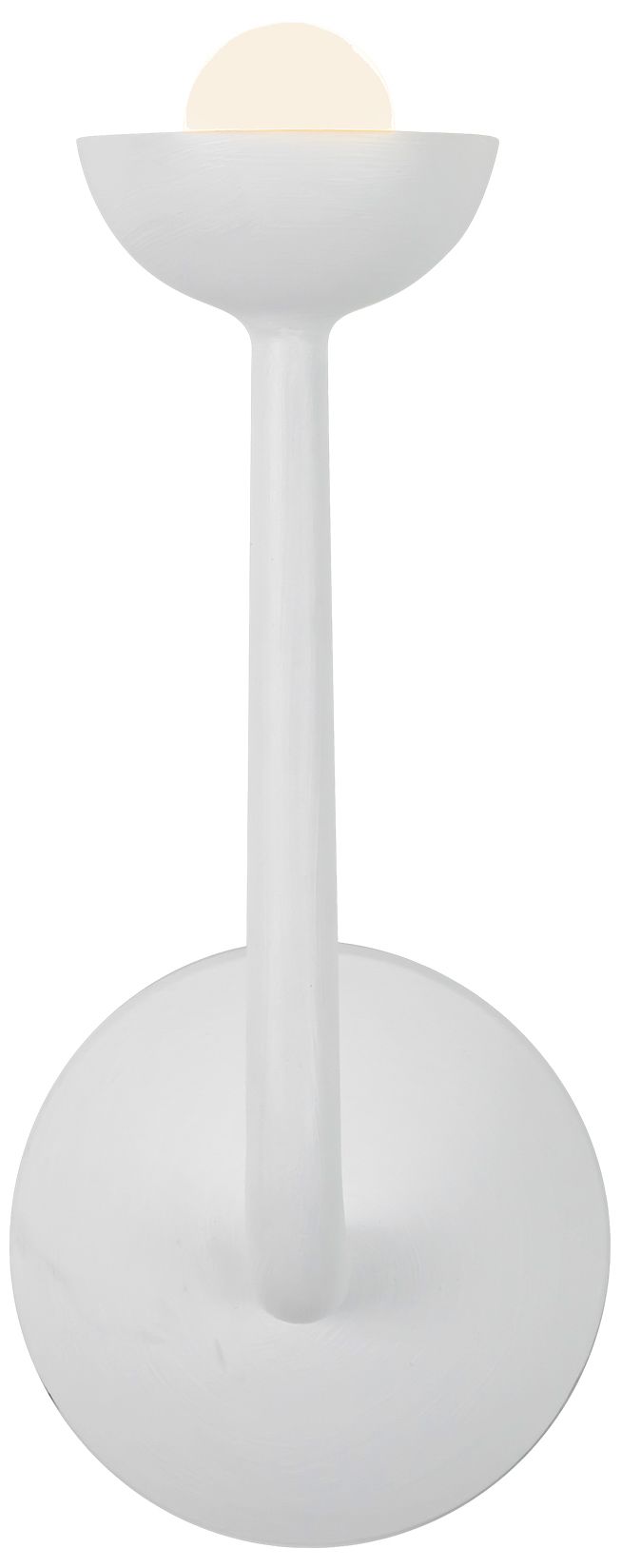 Image 2 Spade 5-in Antique White dimmable LED Wall/Vanity Light