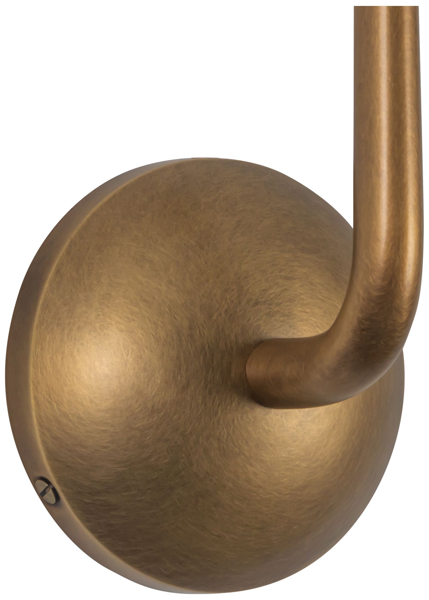 Image 4 Spade 5-in Vintage Brass dimmable LED Wall/Vanity Light more views