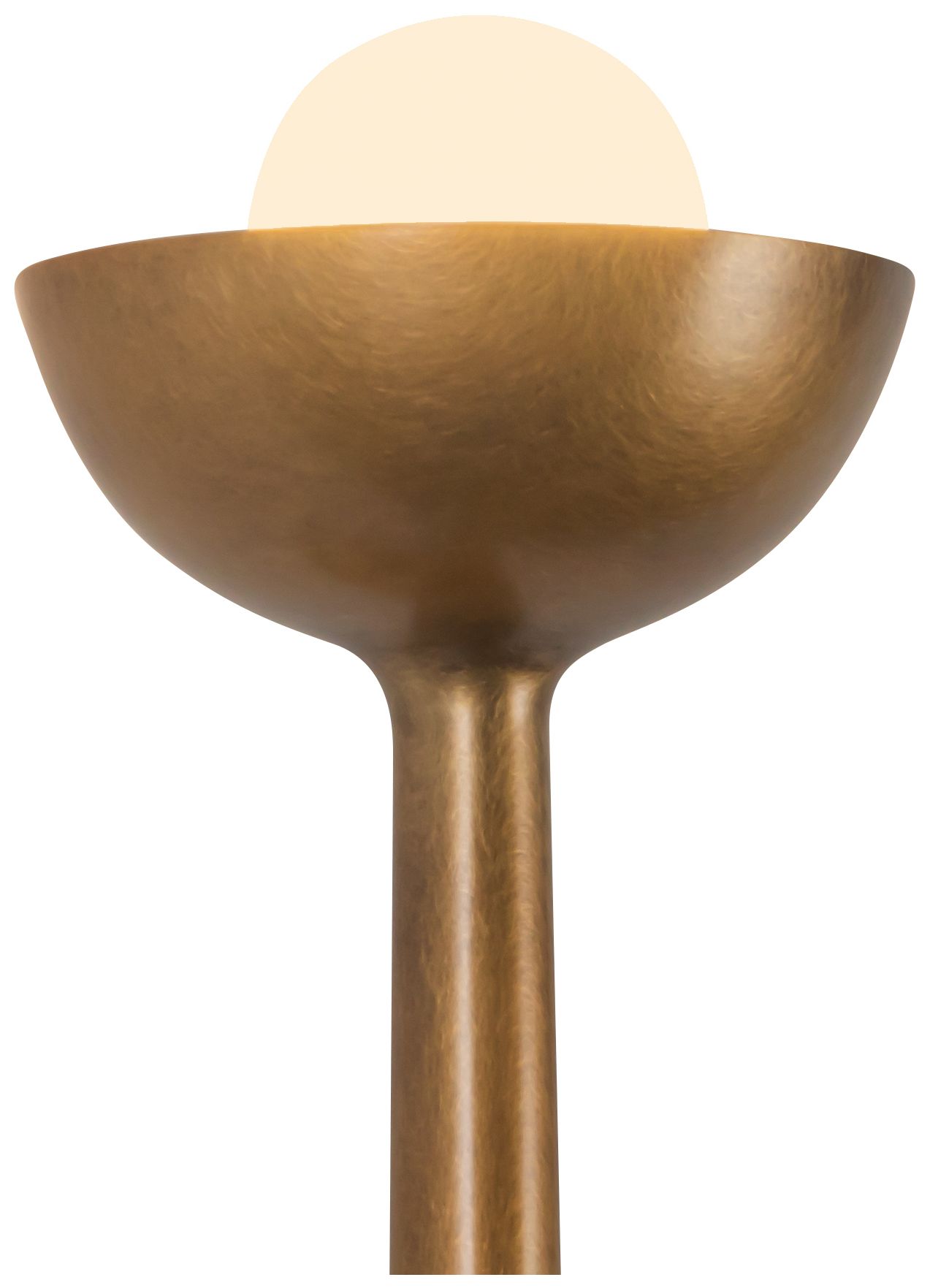 Image 5 Spade 5-in Vintage Brass dimmable LED Wall/Vanity Light more views