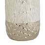Spar 12" High Shiny Pearlized White Gold Decorative Vase