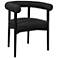 Spara Black Boucle Fabric Dining Chair