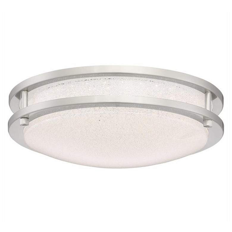 Image 1 Sparc - LED 16 inch Flush Mount - Chrome Finish - Starry Acrylic