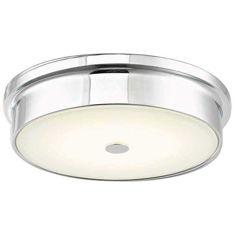 Image 2 Spark 12" Wide Chrome LED Modern Ceiling Light
