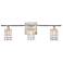 Sparkle Chrome 23 1/4" Wide Crystal Bathroom Light Fixture