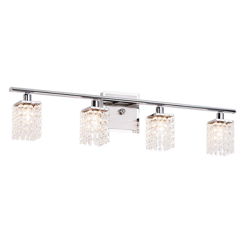 Image 1 Sparkle Collection 30 1/2" Wide Bathroom Light Fixture