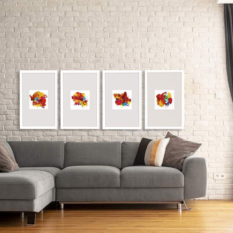 Image 1 Sparkle Plenty 24" High 4-Piece Framed Giclee Wall Art
