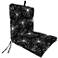 Sparks Black French Edge Outdoor Chair Cushion