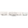 Sparren 35 1/4" Wide Chrome 4-Light LED Vanity Bath Light